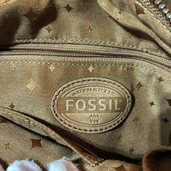 FOSSIL EXPLORER Tapestry Vintage Crossbody Shoulder Bag Tote - Picture 11 of 14